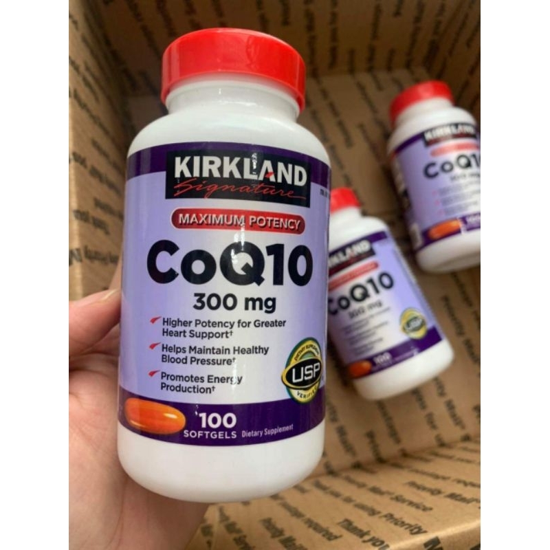 Viên uống hỗ trợ tim mạch CoQ10 300mg  Kirkland 100 viên