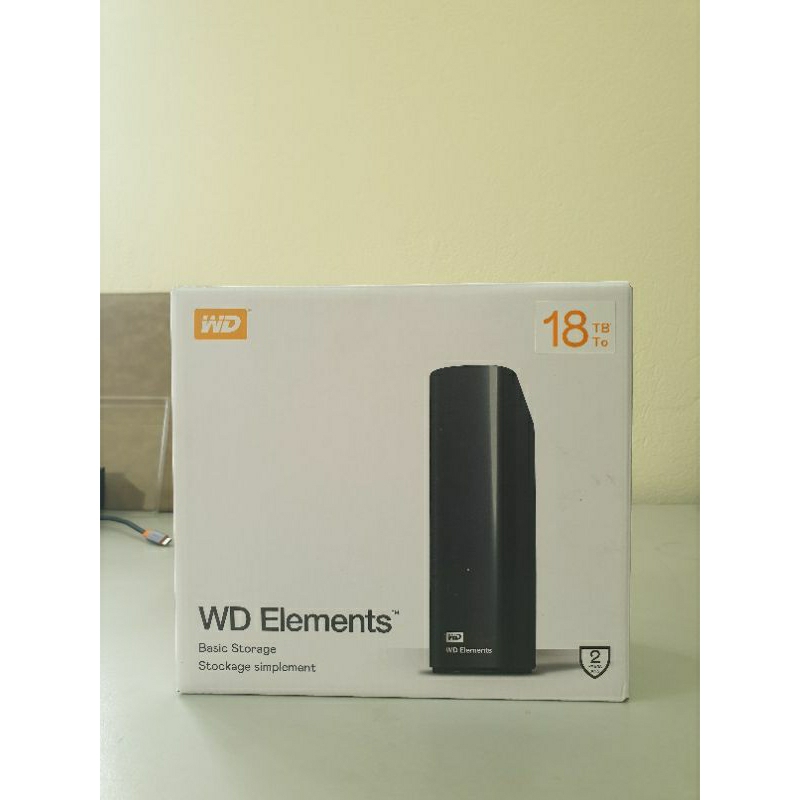 Ổ Cứng Di Động Western Digital WD Elements 18TB 3.5in USB 3.0 - Bảo hành 12 tháng - Chính hãng WD