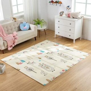 Thảm xốp nệm xốp XPE gấp gọn trải sàn chống trơn trượt cho bé kích thước 1m8 x 2m