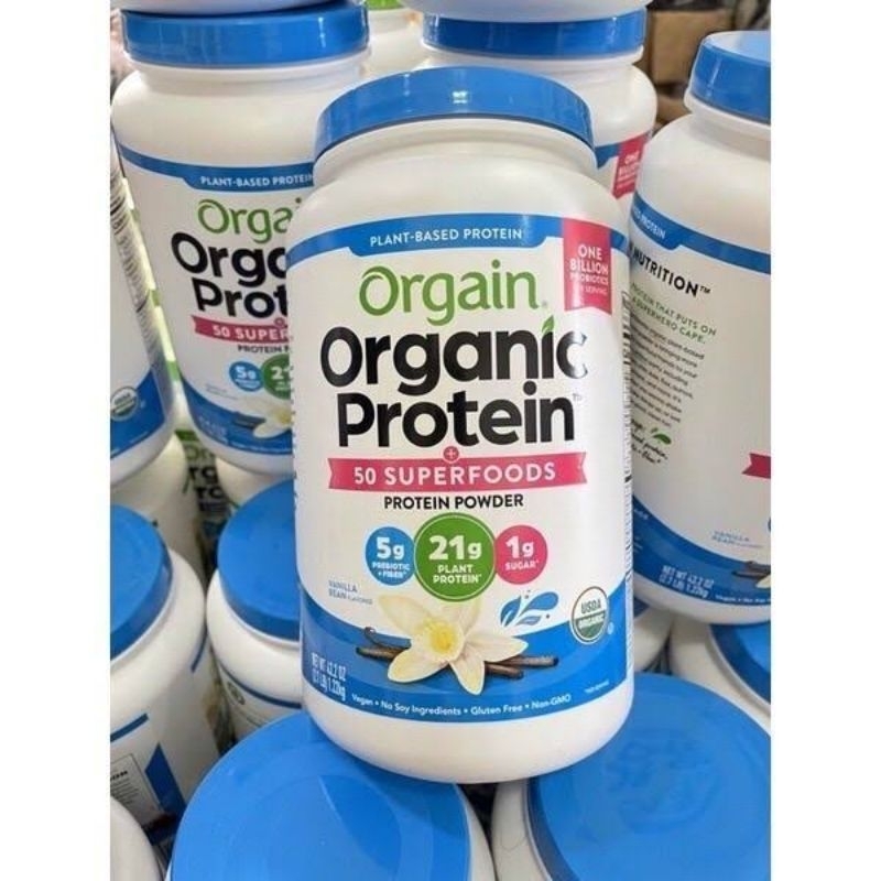 Bột Protein hữu cơ Orgain Organic Protein (choco/vani)