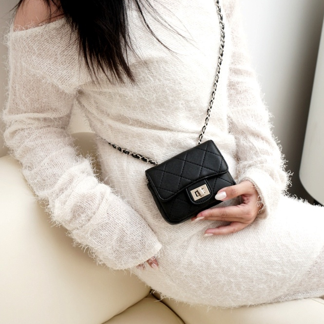 Túi xách nữ mini thời trang Eser Bag, túi da màu đen trẻ trung, sành điệu Onyourshoulder