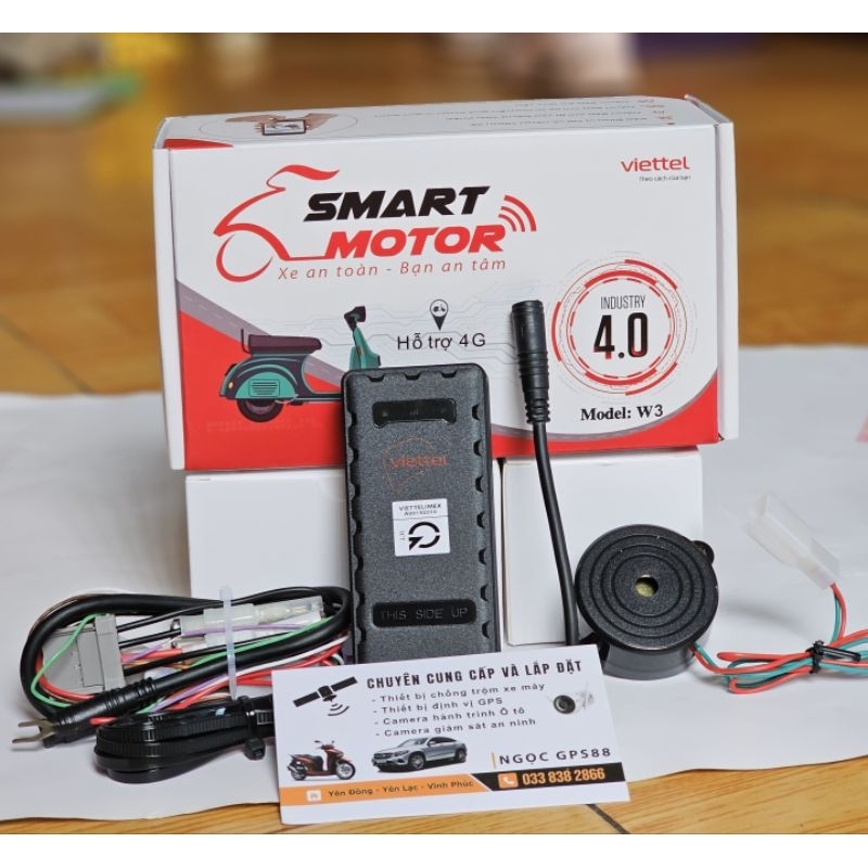 Định vị Smart Moto W3_4G ( Tặng sim 12 tháng )