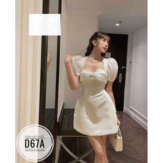 Đầm nơ phối D67A