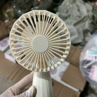 Quạt mini cầm tay hoa cúc có đèn led
