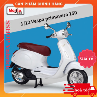 Mô hình xe Vespa Primavera tỉ lệ 1:12 hãng Maisto