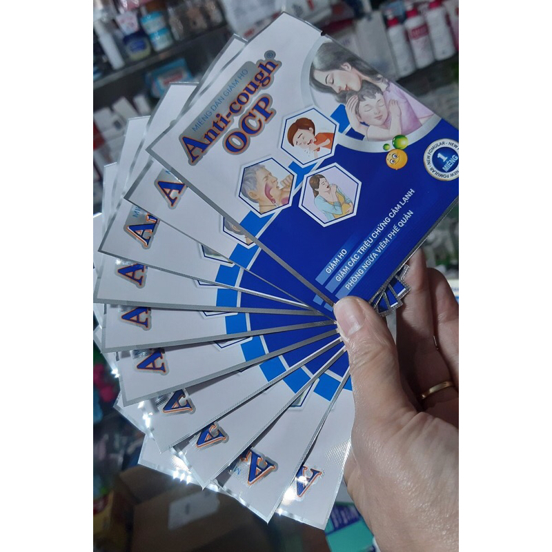 01 Miếng Dán Ho ANTI COUGH PATCHES