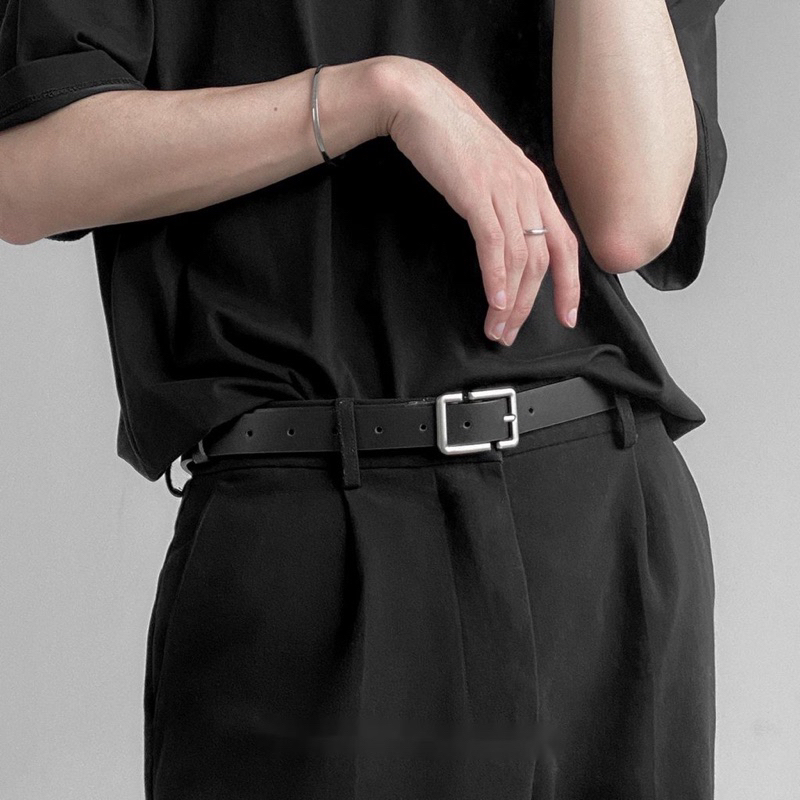 Loại 1- TL09 Thắt lưng nam nữ UNISEX mặt chữ B belt , Dây nịt nam nữ khuyết hàn quốc Tiên Shop