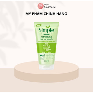 Sữa Rửa Mặt Dạng Gel Simple Kind To Skin Refreshing Facial Wash Gel