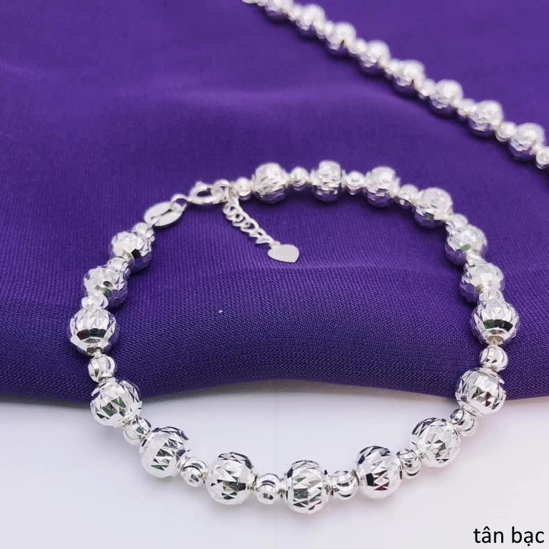 các mẫu lắc tay bạc hót trend , hàng cao cấp - tân bạc