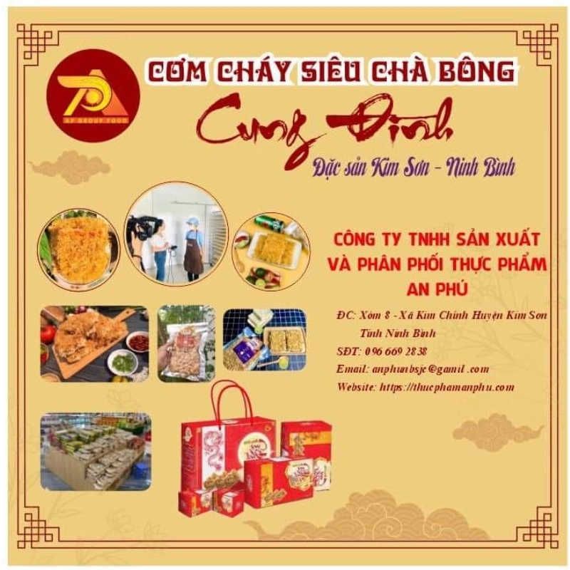 Cơm cháy gạo lứt siêu chà bông