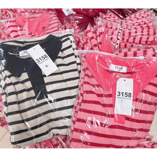 Váy polo kẻ sọc ngang