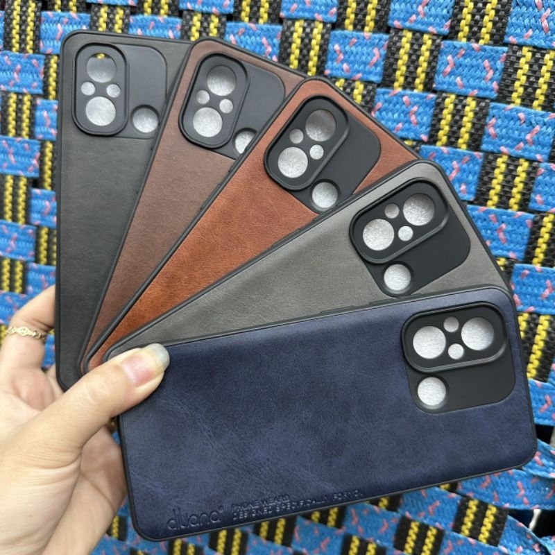 Case ốp lưng Xiaomi Redmi 12C dẻo kiểu da mềm mịn bảo vệ camera