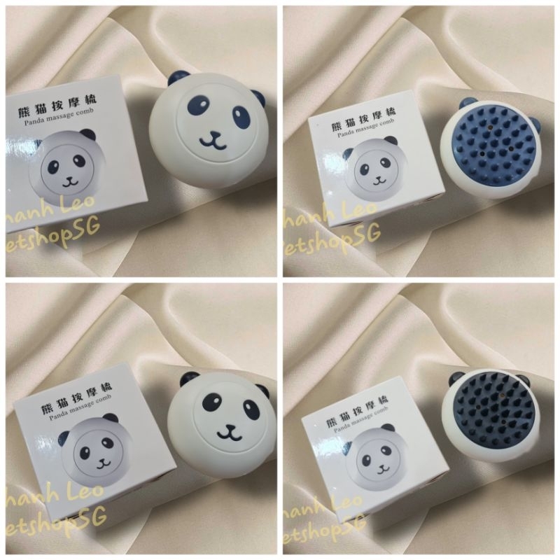 THANH LÝ XẢ KHO ❣️ Bàn chải tắm massage cho mèo hình Panda