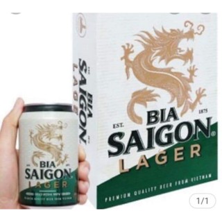 BIA SÀI GÒN LAGER THÙNG 24 LON