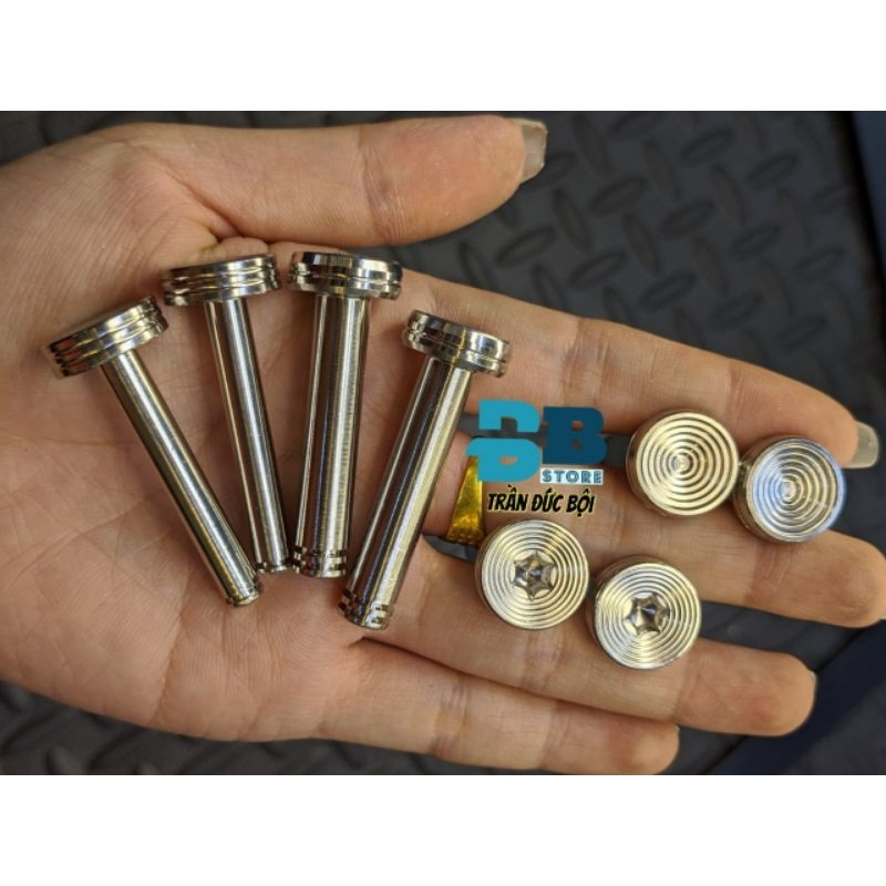 Cặp chốt xỏ gác chân inox 304 dành cho xe Honda