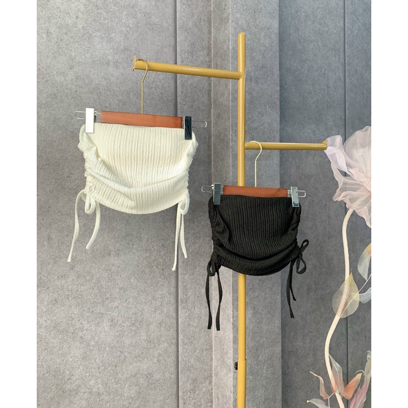 Áo Ống Xốp Rút 2 Bên Cúp Mút Ngực Croptop