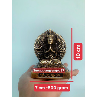 Tượng đồng phật Thiên thủ thiên nhãn ( cao 10 cm )