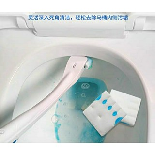 (MUA 5 TẶNG 1) Miếng cọ bồn cầu kháng khuẩn hoà tan có sẵn chất tẩy dùng một lần