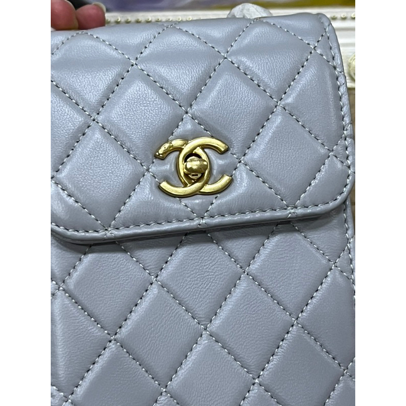 Túi xách đựng đt xám size 11