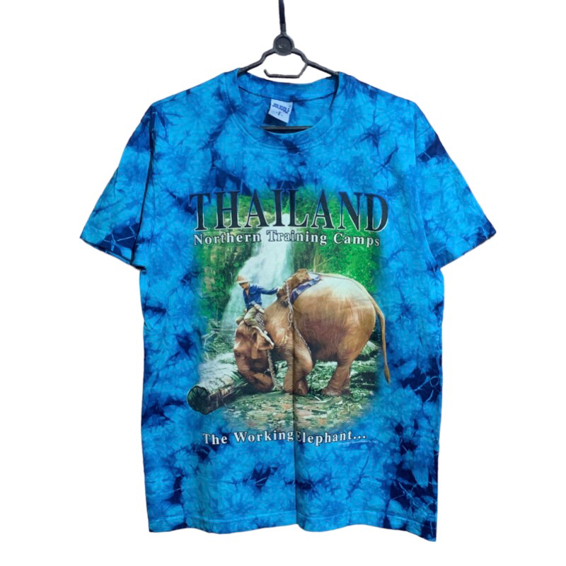 Áo Thun Loang Màu Thái Lan 2hand Hiệu Siêu Phẩm Size L Vải Dày