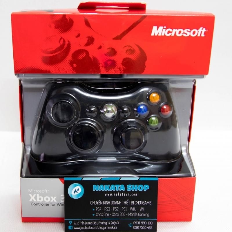 Tay cầm xbox 360 tích hợp cổng usb chơi game PC dành cho mọi hệ điều hành