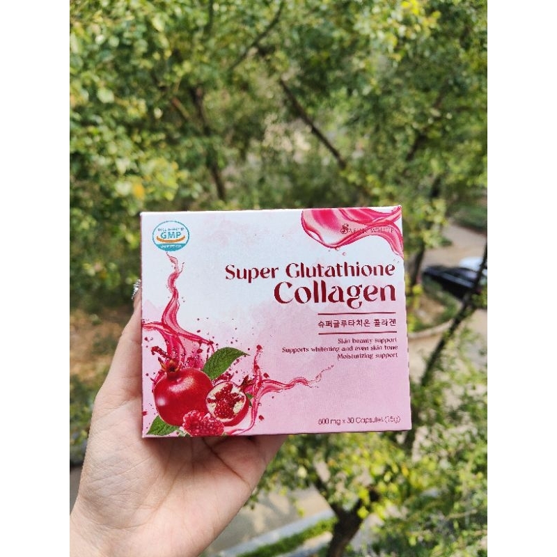 (Mua 1 tặng 1)viên uống collagen trắng da hàn quốc super glutathione collagen