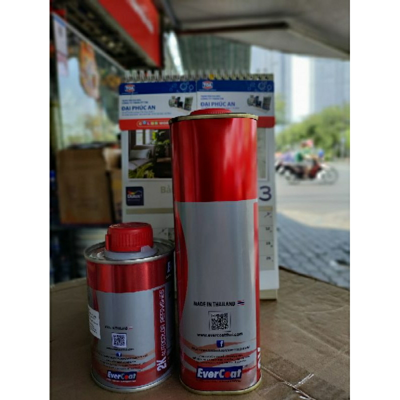 Sơn phủ bóng 2K EVERCOAT chuyên dụng cho ôtô, xe máy
