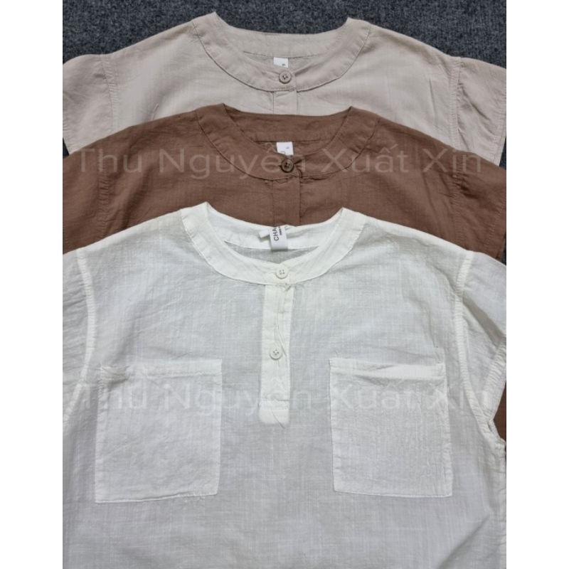Áo sơ mi đũi bé trai