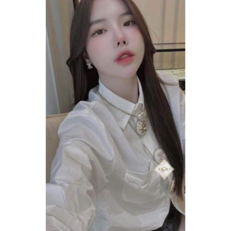 Sơ mi cổ đức khuy đồng