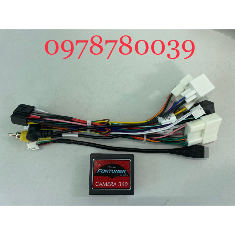 CANBUS GIỮ ZIN CAMERA 360 CHO TOYOTA FORTUNER