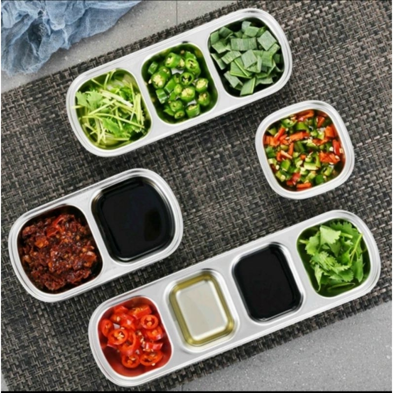 Dĩa chấm inox siêu dày