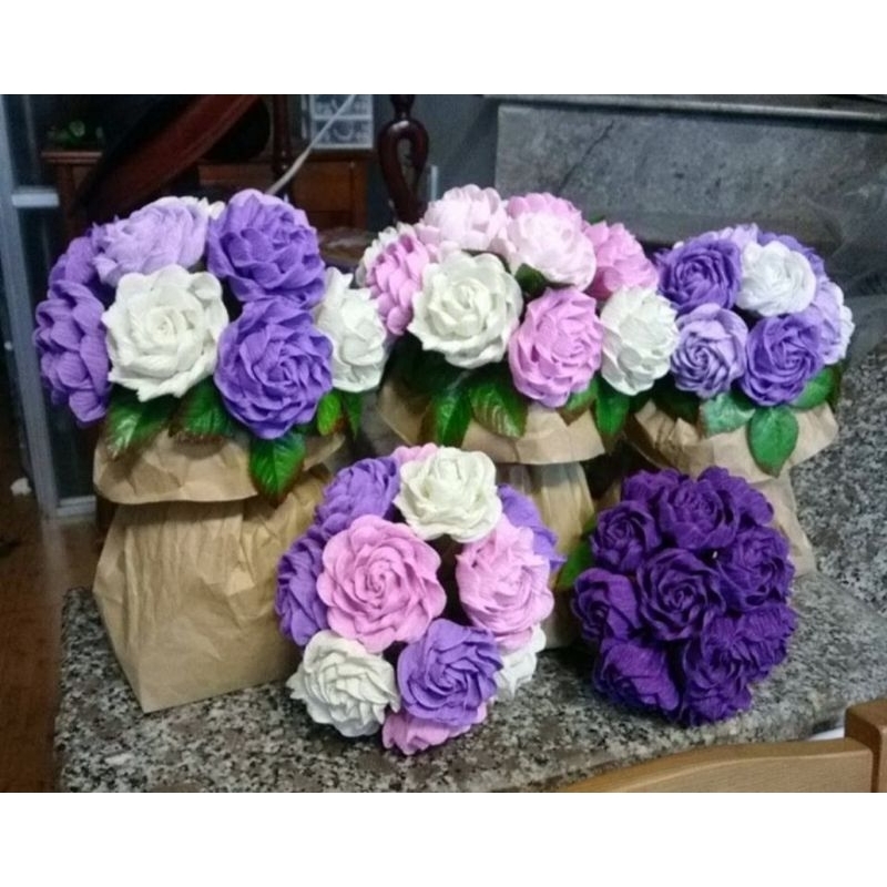 CUỘN GIẤY NHÚN LÀM HOA 50CMx2.5M CAO CẤP - GIẤY XỐP NHĂN LÀM HOA HANDMADE