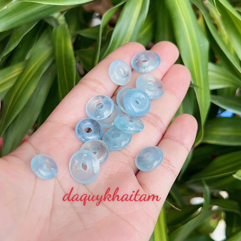 Đồng Điếu Aquamarine size 12.7mm