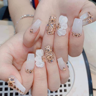 Miếng dán tạm móng úp nail, keo dán tạm móng úp nailbox miếng 10 ngón - V&K Beauty