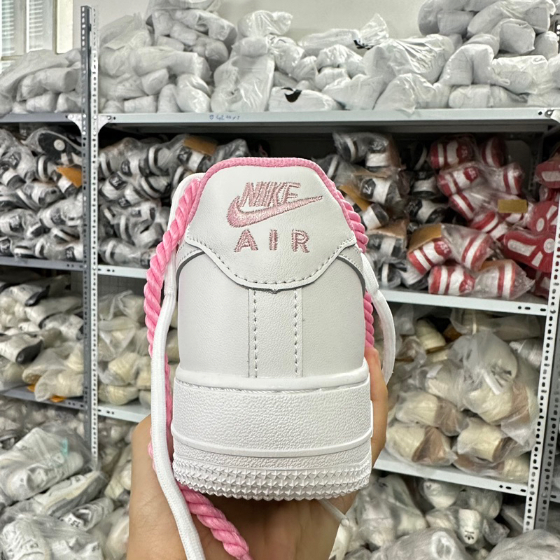Giày thể thao Af1 Lv hồng trắng phiên bản cao cấp 2023