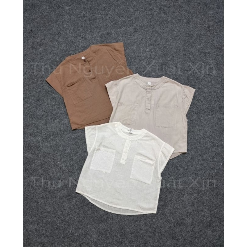 Áo sơ mi đũi bé trai