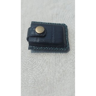 bao da zippo ( da bò vân cá sấu )