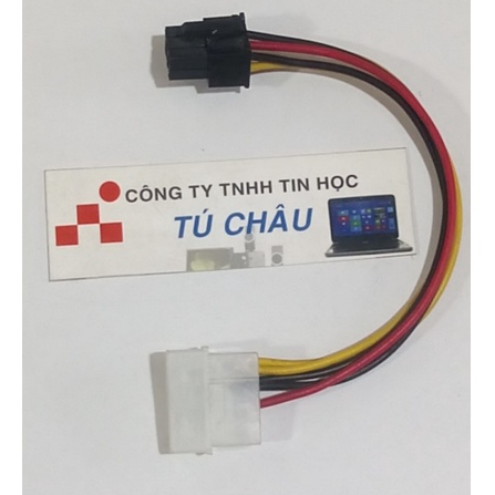 Cáp chuyển Ata (Molex IDE - 4 Pin) ra 6 Pin cho VGA - Card màn hình