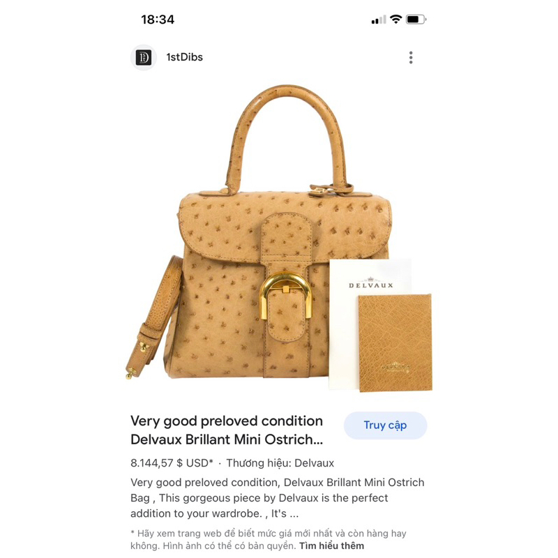 Túi si da đà điểu