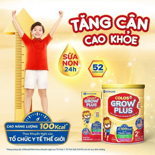 Sữa bột colos grow plus 0+,1+,2+ (900g)