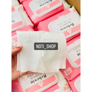 [HCM] Khăn ướt/Giấy ướt không mùi Bebewin (1 bịch 100tờ rút)