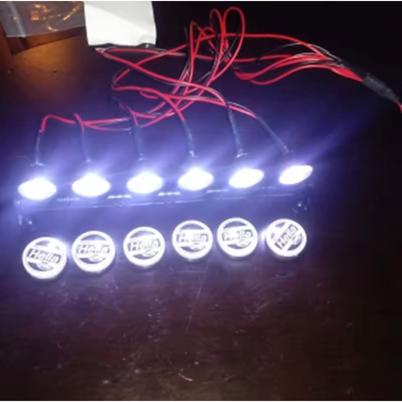 Bộ 8 led 5mm 3mm,6 led gắn nóc xe scx10 TRX4 WPL D12 D90 scx10 mn90 mn99s