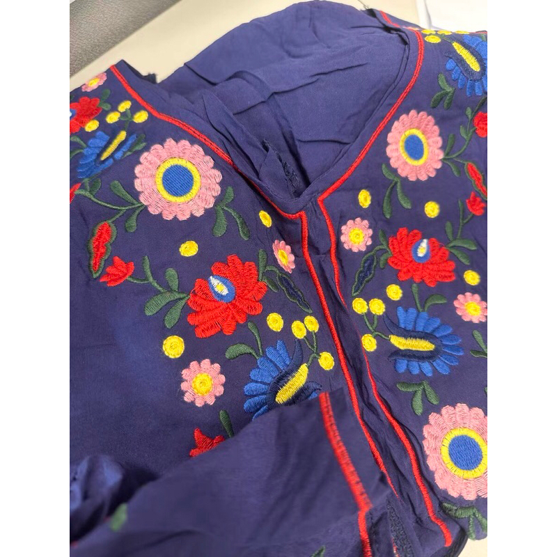 Đầm boho thêu hoa