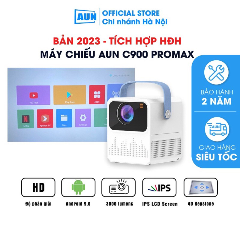 Thanh lý máy chiếu Aun C900 promax
