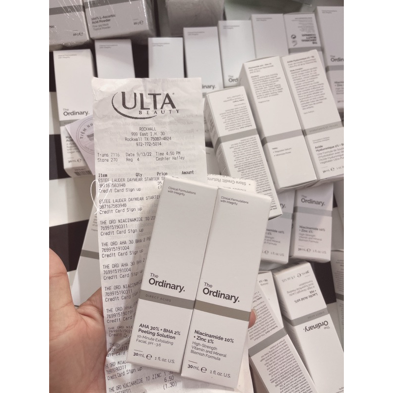 Full Bộ Niacina Retinol Combo Peel Da Của Nhà The Ỏdinary Bản Canada