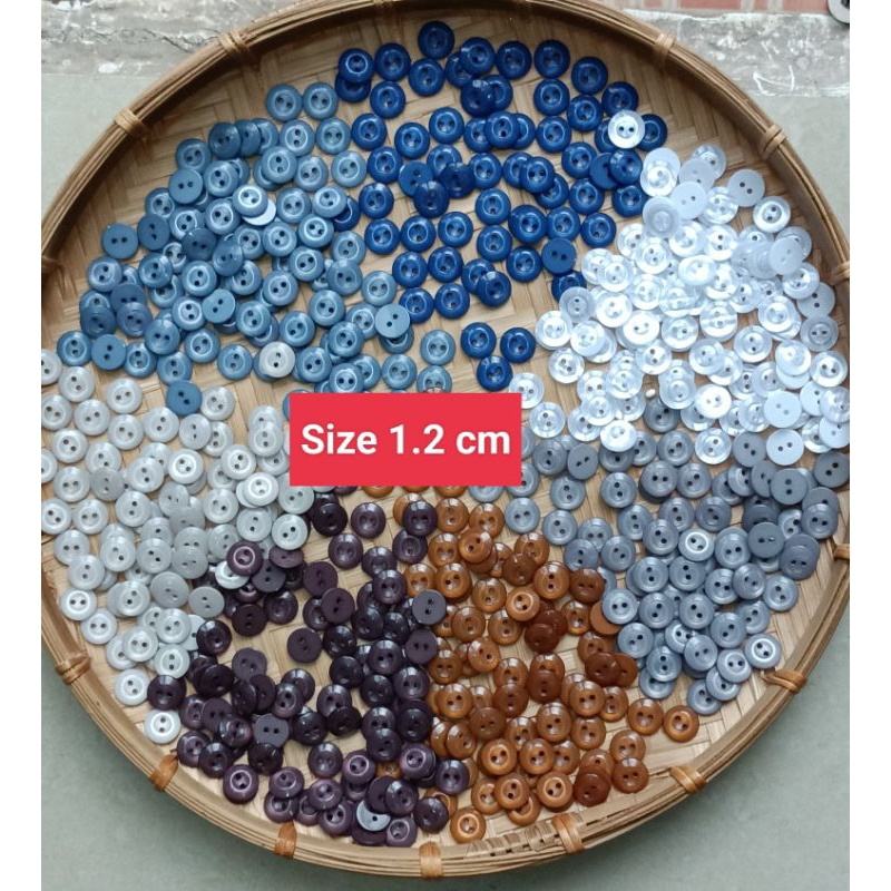 GÓI 20 GAM NÚT SƠ MI HÀNG BÓNG DÀY ĐẸP.