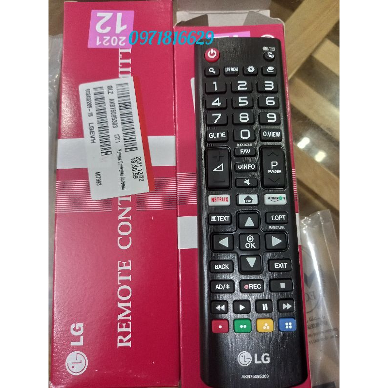 Remote tivi Lg chính hãng,zin 1 đổi 1 trong tháng sử dụng tất cả tivi thường và SMART tặng pin