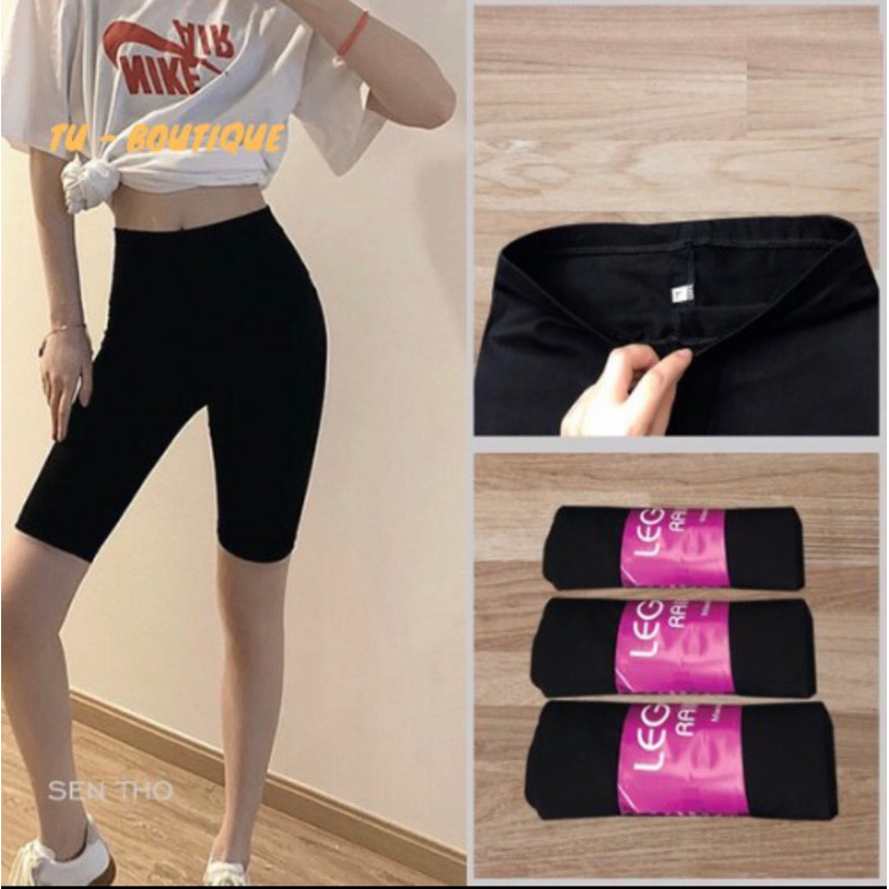 Quần legging ngố cuộn