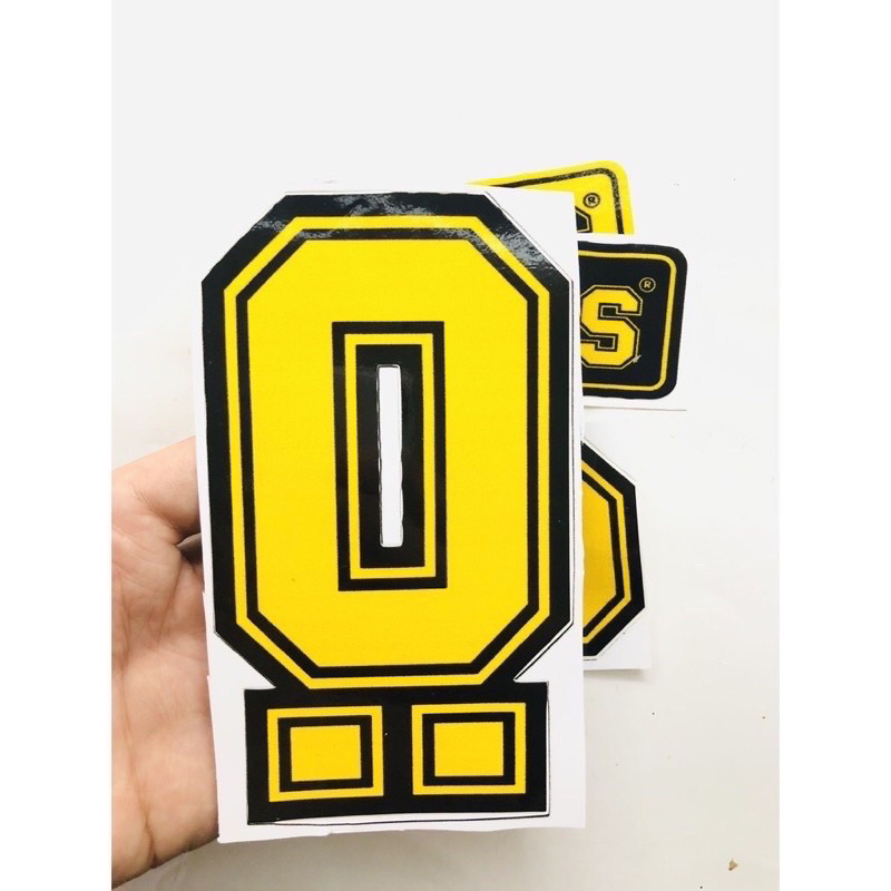 Tem Chữ O Trang Trí Nhiều Vị Trí Trên Xe Cực Chất.