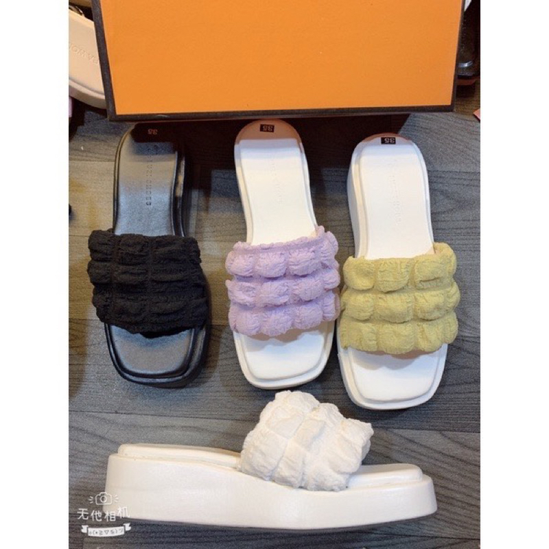 Dép quai ngang nữ mẫu mới đế 2p&amp;5p thời trang mới(Giá sale 80%)